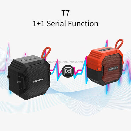 HOPESTAR T7 Portable Outdoor Bluetooth Speaker(Black)