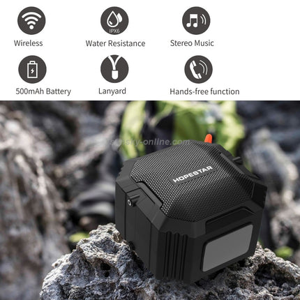 HOPESTAR T7 Portable Outdoor Bluetooth Speaker(Orange)