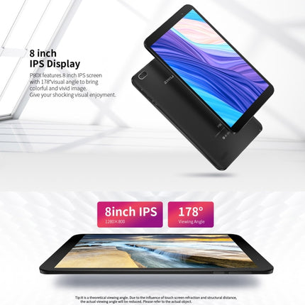 Teclast P80X Tablet, 8.0 inch, 2GB+32GB, Android 9.0, Unisoc SC9863A Octa-core CPU, 4G(Black)