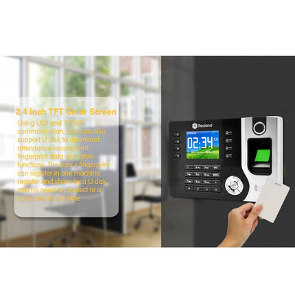 Realand A-C071 2.4 inch Color TFT Screen Fingerprint & RFID Time Attendance