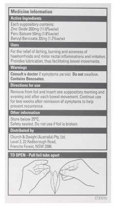 Anusol Suppositories 12