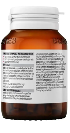 Blackmores Multivitamin For Woman Sustained Release 60 Tablets