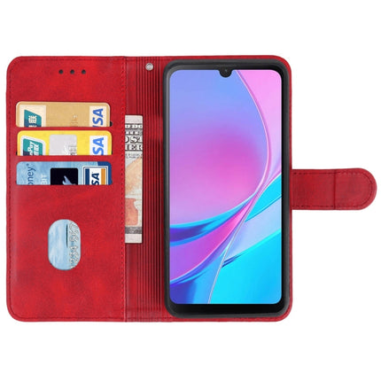 Leather Phone Case For Blackview OSCAL C20 / C20 Pro(Red)