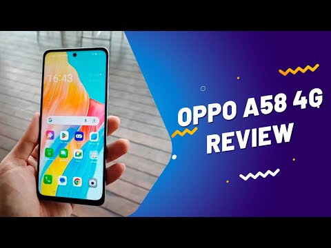 OPPO A58 (Dual Sim, 128GB/6GB, 6.72'') - Glowing Black