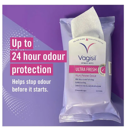 Vagisil Ultra Fresh Intimate Wipes 20 Pack