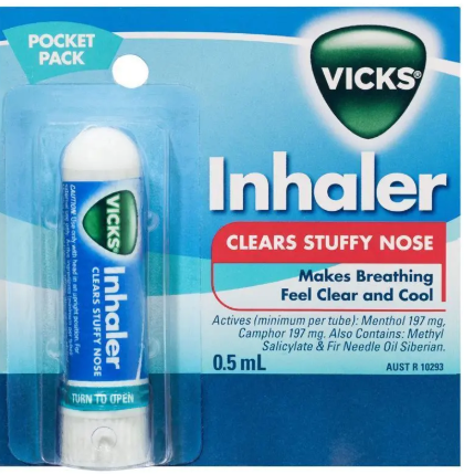 Vicks Nasal Spray Decongestant Inhaler 0.5mL