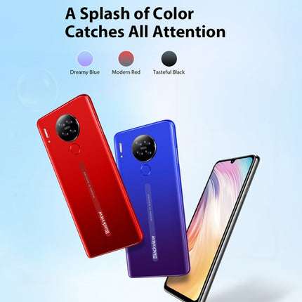 Blackview A80, 2GB+16GB, Quad Rear Cameras, 4200mAh Battery, 6.2 inch Android 10.0 MTK6737V/W Quad Core up to 1.25GHz, Network: 4G, Dual SIM(Gradient Blue)