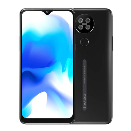 Blackview A80S, 4GB+64GB, Face ID & Fingerprint Identification, 4200mAh Battery, 6.21 inch Android 10.0 MTK6762V/WD Octa Core up to 1.8GHz, Network: 4G, Dual SIM(Black)