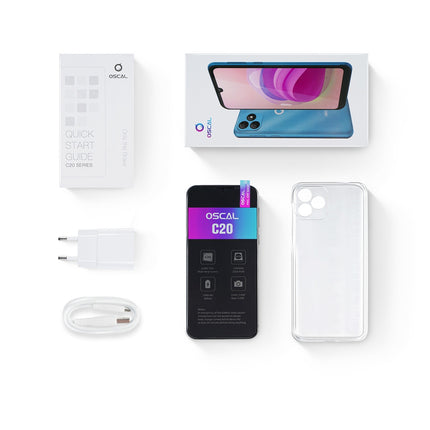 Blackview OSCAL C20, 1GB+32GB, Face Identification, 6.088 inch Android 11 Unisoc SC7731E Quad Core Network: 3G, Dual SIM(Black)