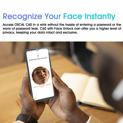 Blackview OSCAL C60, 4GB+32GB, Face Identification, 6.528 inch Android 11 MediaTek Helio A22 MTK6761V Quad Core up to 2.0GHz, Network: 4G, Dual SIM