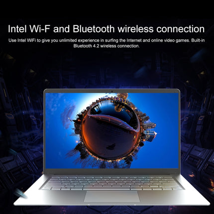 Jumper EZbook S5 Laptop, 14.0 inch, 4GB+64GB, Windows 10 Intel Atom X5- Z8350 Quad Core 1.44-1.92GHz, Support TF Card & Bluetooth & Dual WiFi & Mini HDMI, EU Plug(Dark Gray)